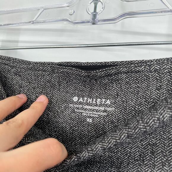 Athleta High Rise Delancey Herringbone Tights Leggings - Picture 4 of 9